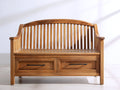 Panche da giardino - Teak - 156x64x91 cm - Marrone miele - Stile classico